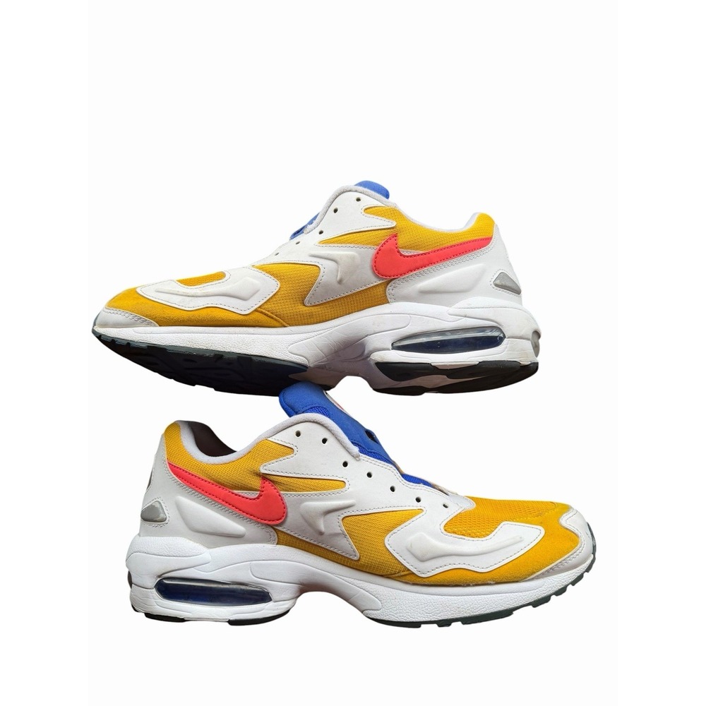 Nike Air Max2 Light Men's Size 11 University Gold Flash Crimson lAO1741-700